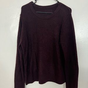 Gently worn burgundy old navy sweater. Size XL